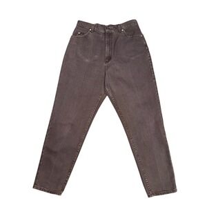 Vintage Lee Riveted Jeans Womens Sz 16S Mom Jean High Rise Taper Union made USA